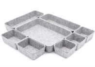 8 Pieces Drawer Dividers Organization Grey Felt Boxes