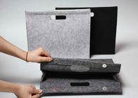 Multiple Use 14 Inches Felt Laptop Bag With Handle 3 Colors In Stock