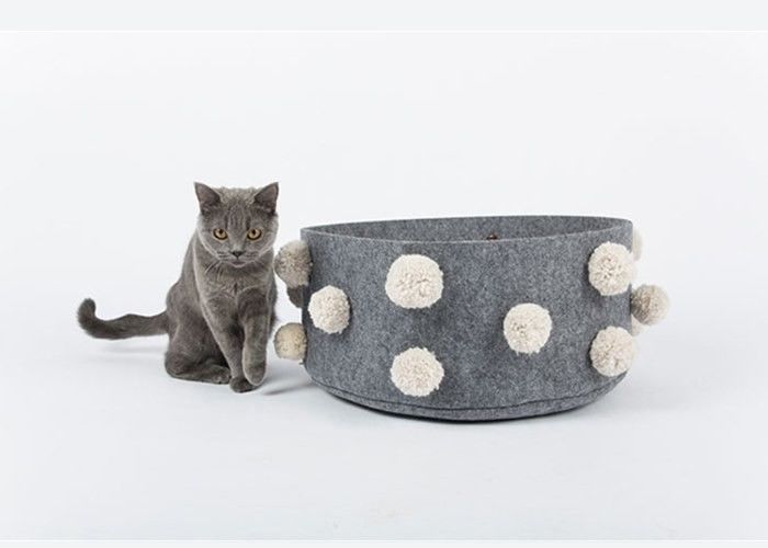 23*45 Cm Wool Cat House , Safety Felted Wool Cat Bed With Mattress